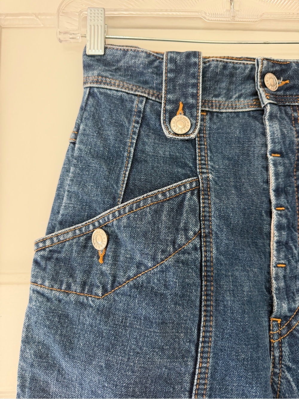 Isabel Marant Étoile Neko Denim Tapered Trousers Size 34 / XS US 2 - Picture 7 of 14